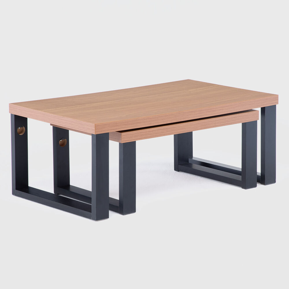 Mesa De Centro Roca Yulton Roble-negro image number 2.0